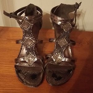 Kenneth Cole Crocodile Print Wedge